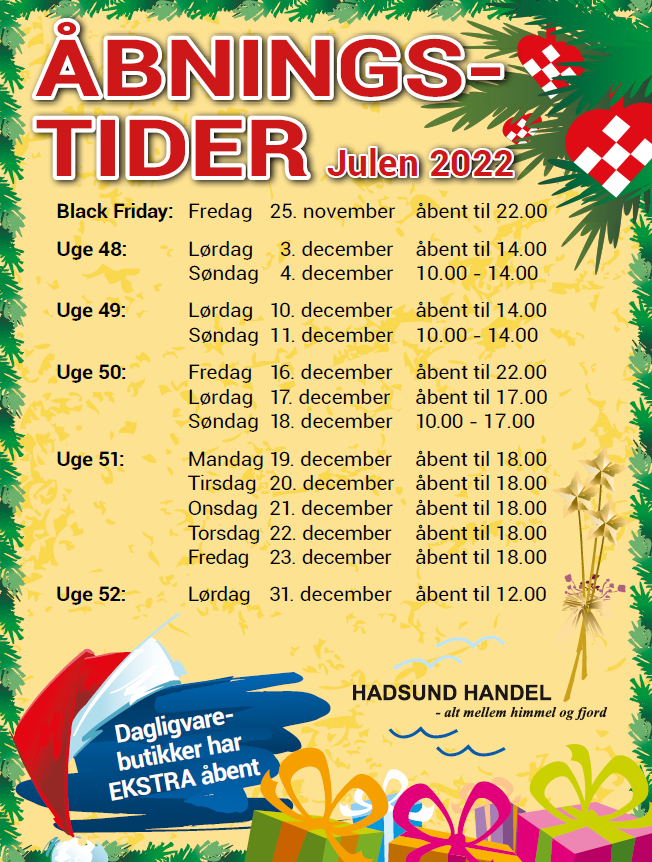 Åbningstider